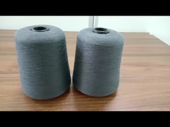 Zwart garen 21s 28% roestvrijstalen vezels, 36% katoen gemengd met 36% polyester voor antistatische soap